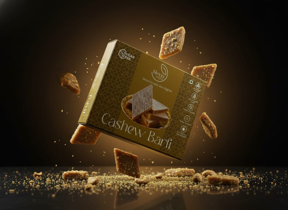 Cashew Rich KAJU BARFI (Cashew Barfi)-  Diet Friendly (Weight - 200gm)