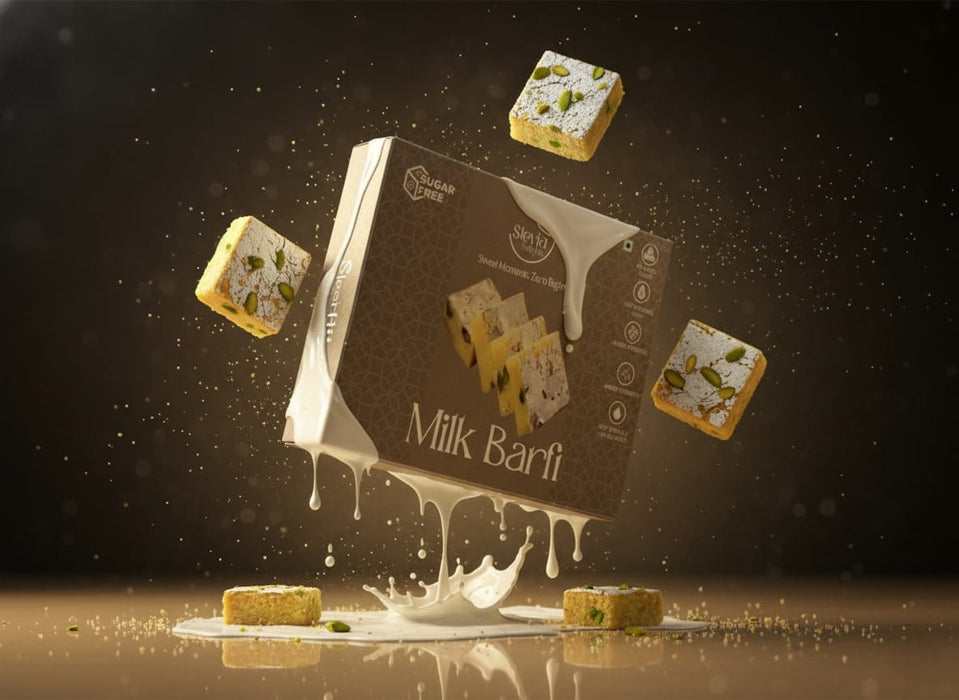 MILK BARFI Zero Added Sugar - Added Prebiotic - Diet Friendly (Weight - 200gm)