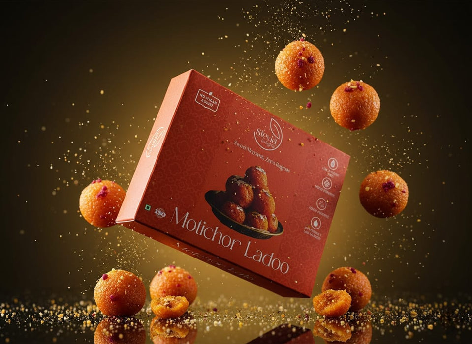 Guilt-Free MOTICHOOR LADOO  Diet Friendly - Added Prebiotic (Weight - 200gm)